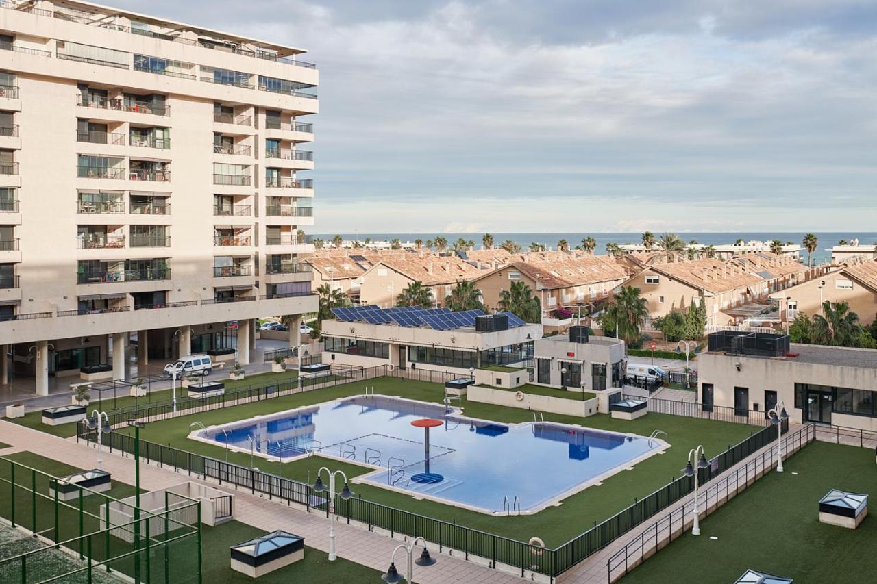 Апартаменты Sea View Modern Flat Альборайя Экстерьер фото