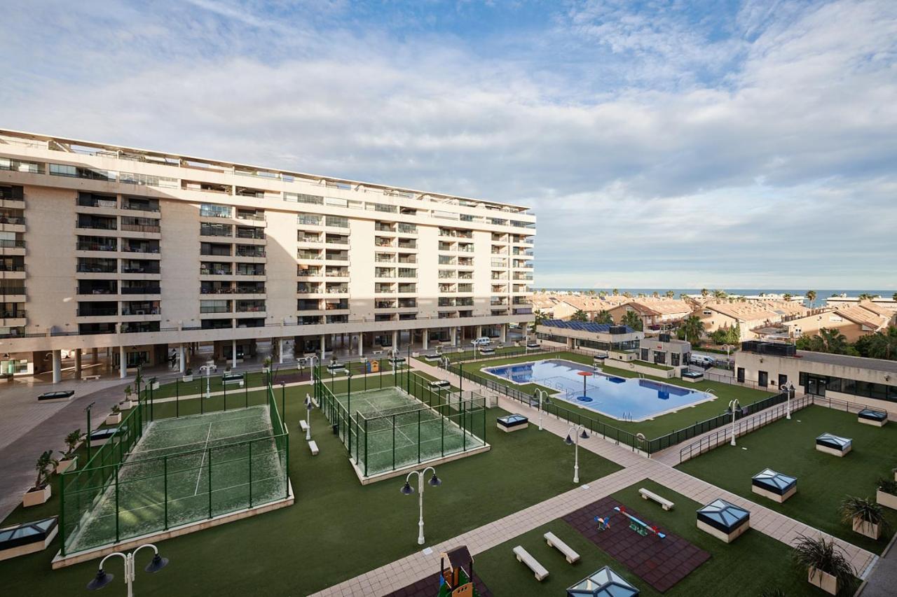 Апартаменты Sea View Modern Flat Альборайя Экстерьер фото